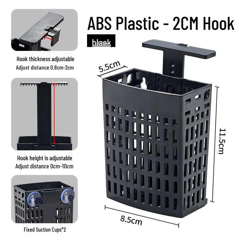 Adjustable Acrylic Hydroponic Basket for Large Fish or Turtle Tanks