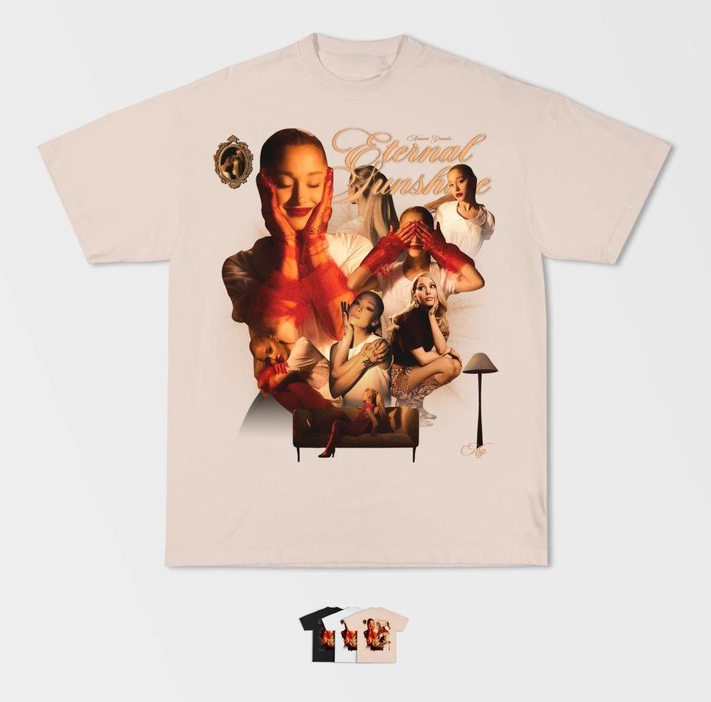 

Y2K Fashion Trend Printed Short Sleeve Singer Sports Top Trend Printed Cotton Casual Loose T-Shirt Unisex 4XL