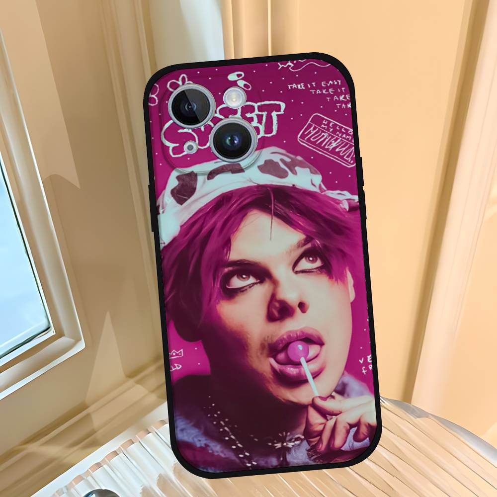 Yungblud Music Singer Phone Case For IPhone 1716 15 14 13 Pro Max 11 12 Mini X Xs XR Black Silicone Cover