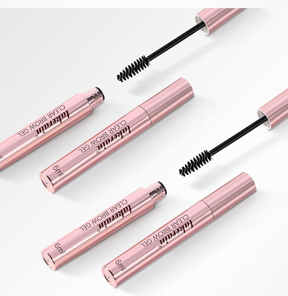 Voděodolný gel na obočí, transparentní vosk na obočí, dlouhotrvající s 3D štětcem, styling obočí, tvarovací mýdlo na obočí, dámská kosmetika