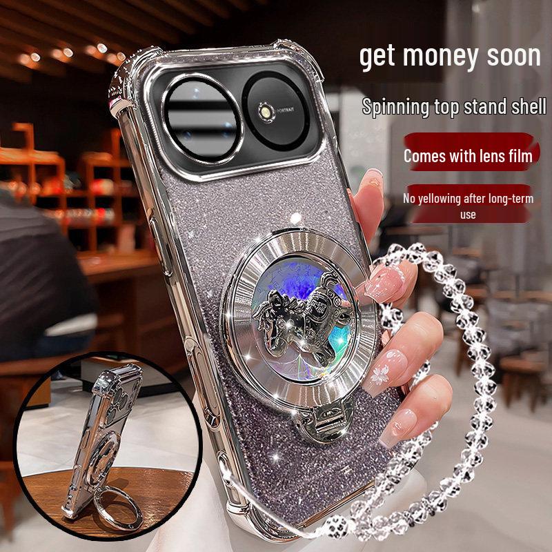 Huawei Nova15 Ultra Magnetic Suction Phone Case with Fidget Spinner Stand - New Model