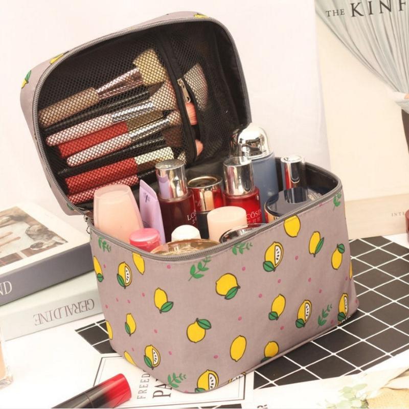 New Portable Cosmetic Bag Waterproof Small Fresh Female Cute Portable Multi-functional Travel Cosmetics Wash Storage Bag