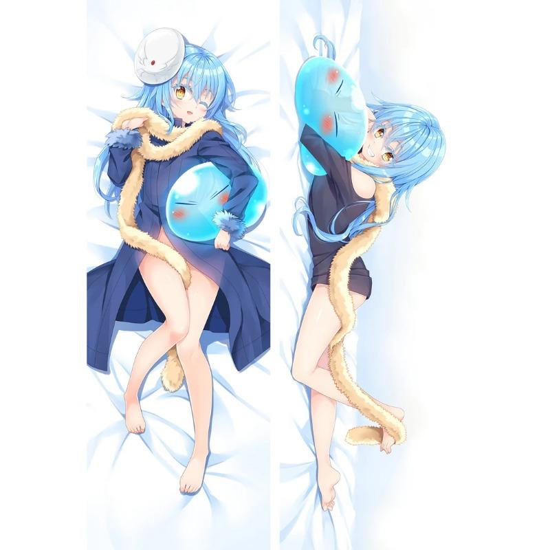 

Аниме Rimuru Tempest Cos Dakimakura Slime наволочка Tensei Shitara Slime Datta Ken обнимающее тело отаку наволочка 34x100cm Peach Skin