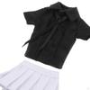 1/12 Weibliche Figur Kleidung ,Kompletter Anzug ,Kurzer Rock ,Hemd Krawatte Accessoires Handgemachtes Outfit Miniatur