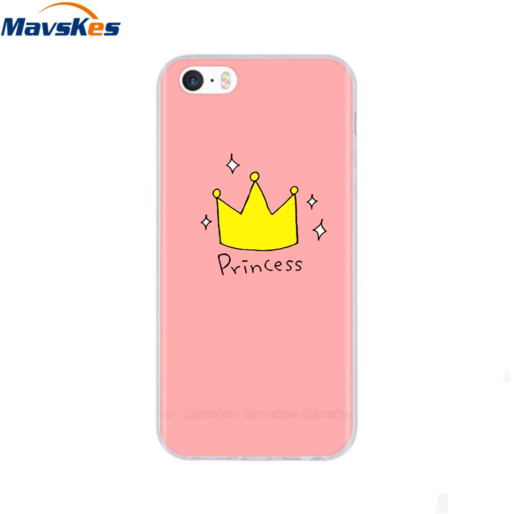soft tpu case for iPhone 4 4s 5 5s SE 6 6s cute cartoon cat flower fashionable silicone phone case cover full protective coque