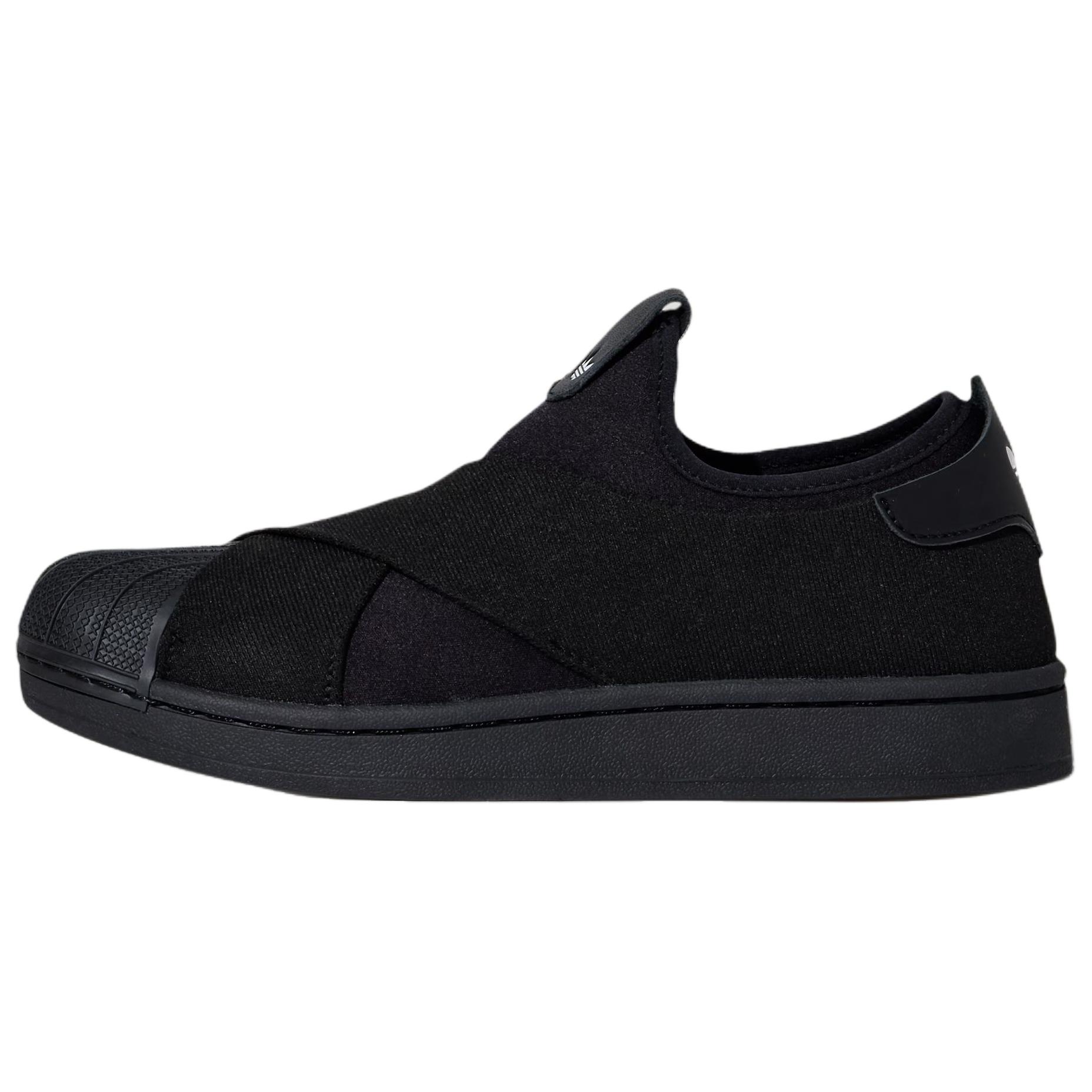 

Adidas Originals Superstar 2 Slip-On Удобная посадка Скейт-обувь Унисекс Кроссовки Черные KH8208 38⅔