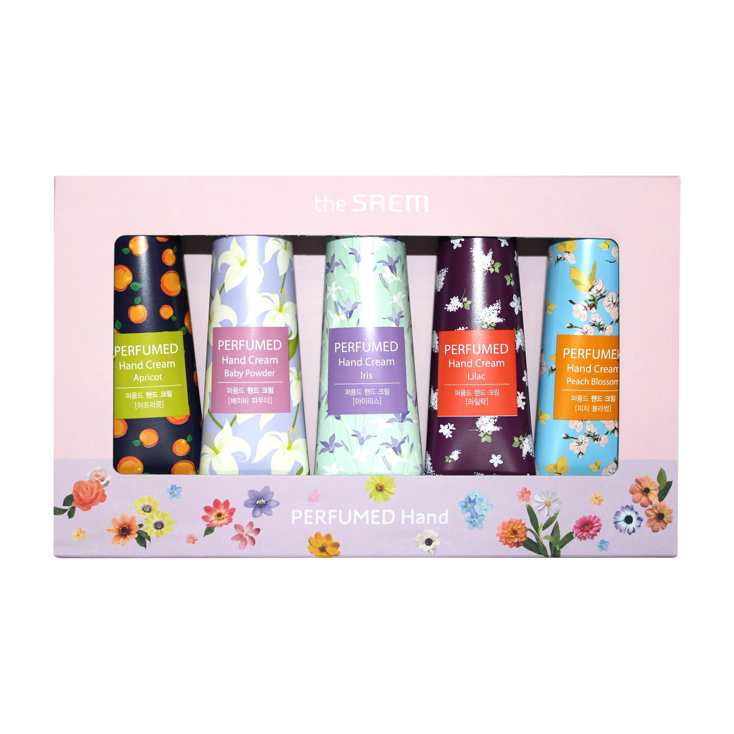 

Popular Hand Cream Gift for The Saem Perfumed Hand Gift Set Perfumed Hand Women 5-Piece (5 Creams)
