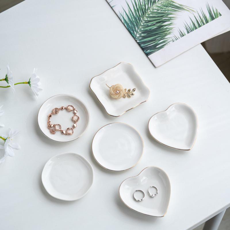 INS Style European Ceramic Jewelry Dish - Valentine's & Mother's Day Gift