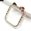 URVOI cover for Apple Watch Series 10 9 8 7 6 SE 5 hard bumper frame zircon Case for iWatch protector kitty design 40 41 42 46mm 7