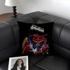 J-Judas Priestt Band Cushion Cover Natural Linen Organic Fabric Double-Sided Printing Sofa Home Decor Gift Pillow Case