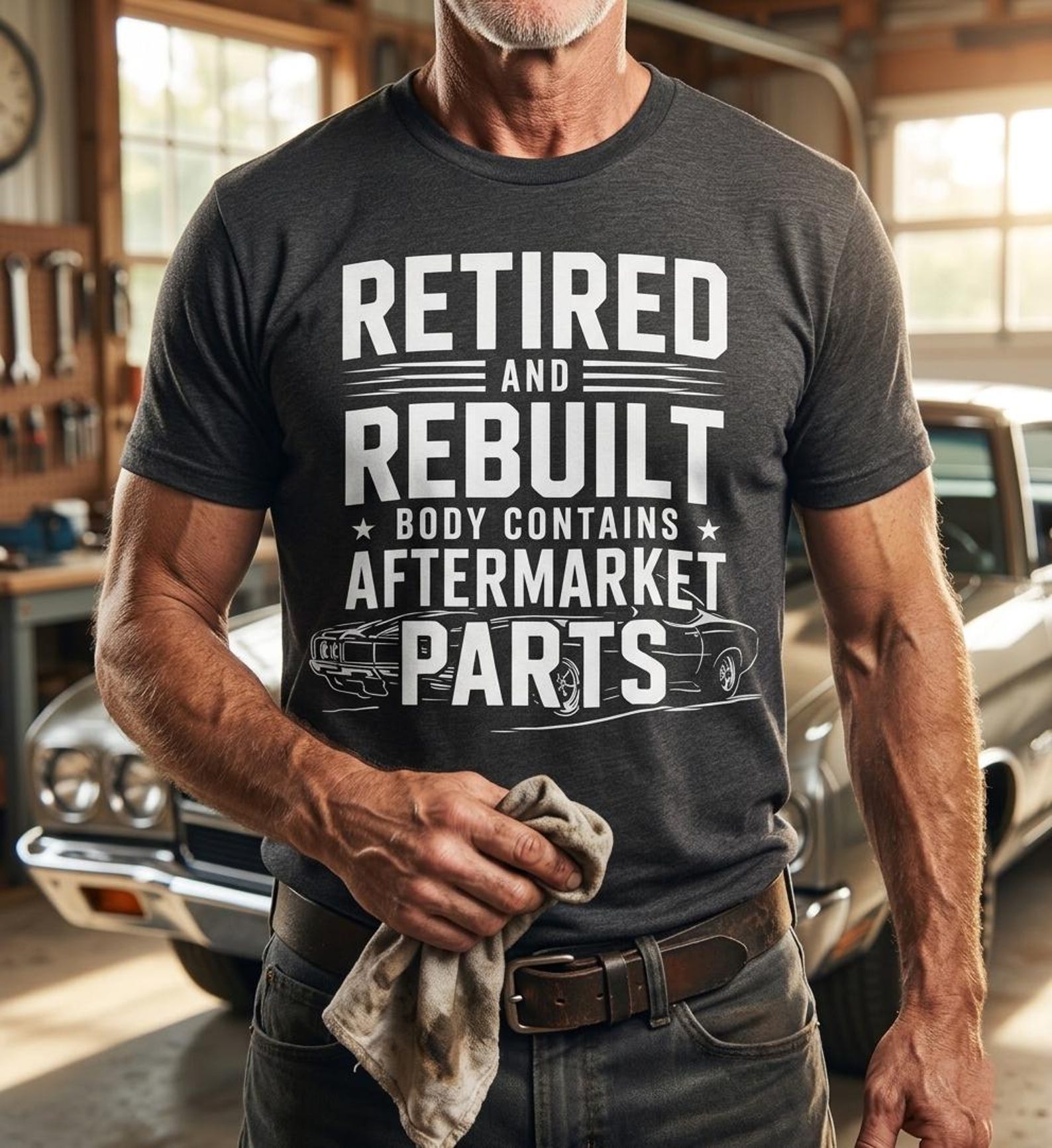 Retired and rebuilt body contains aftermarket parts design, Perfect for surgery survivors, retired pros, and titanium-enhanced legends XL