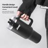 Car Thermos Mug 1200ML Tumbler With Handle Lid Straw Thermal Cup For Grand Cherokee Wrangler JK Gladiator Compass Renegade