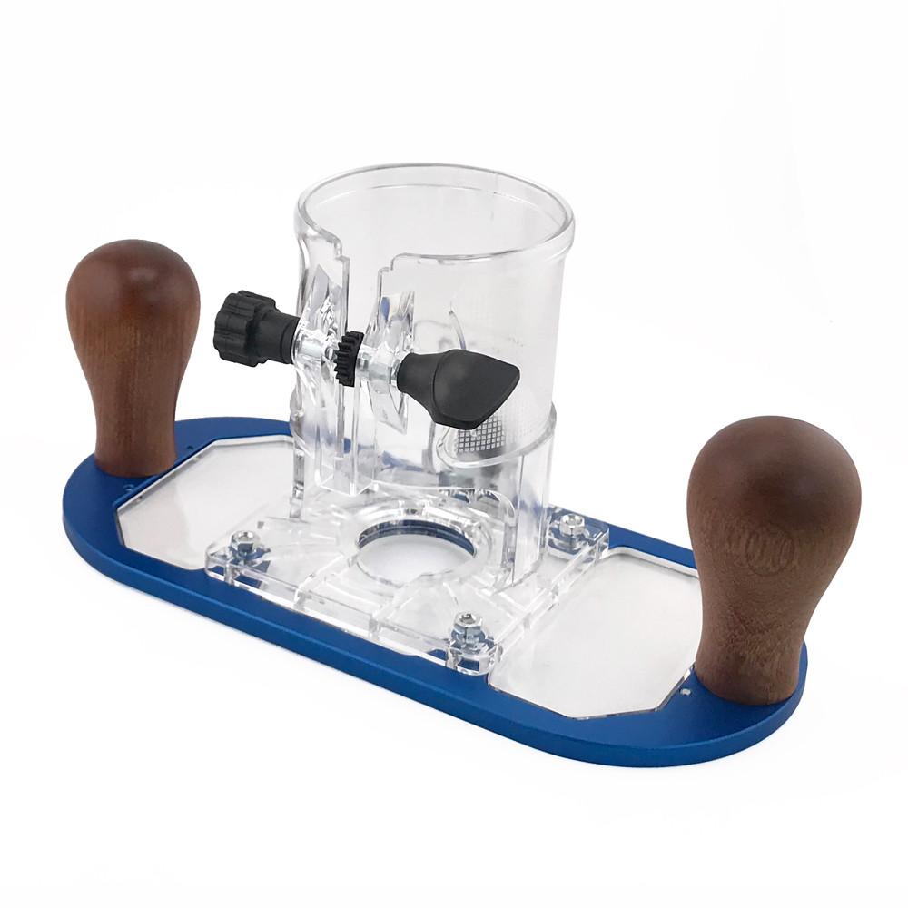 Router Plunge Base Woodworking Trimming Machine Milling Groove Flip Engraving Trimming Opening Milling Base Trimming Machine