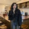 Plush socialite loose thickened imitation lamb fur coat autumn and winter new women's top