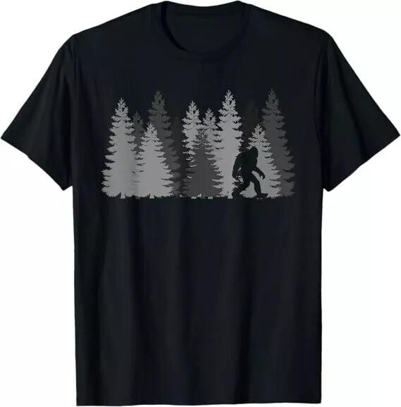 

Bigfoot in the Forest Sasquatch Yeti T-Shirt Unisex T-Shirt L