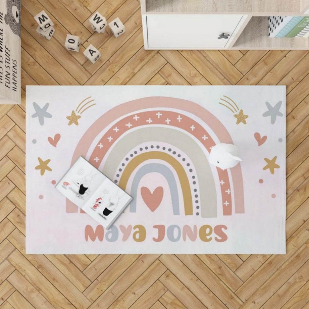 

Cartoon Rainbow Carpet Personalized Rug Soft Custom Rug For Home Decor Gift Carpet Sofa Carpet Birthday Gifts Halloween Gift 40x60cm