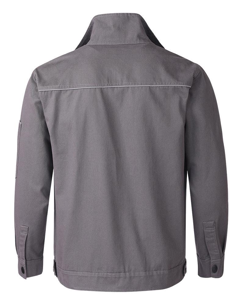 Men's Spring & Autumn Workwear Set, Construction & Welding Safe, Dirt-Resistant, Pure Cotton for Outdoor, Auto Repair & Labor Protection.