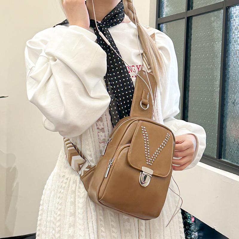 Women's Crossbody Bag Shoulder Bag Water-repellent PU Chest Bag