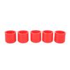 5pcs Silicone Blanking Cap 30mm Flexible Wear Resistant Universal Intake Vacuum Hose Plug Red