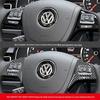 Real Carbon Fiber Steering Wheel Button Stickers for 11-18 Volkswagen Touareg