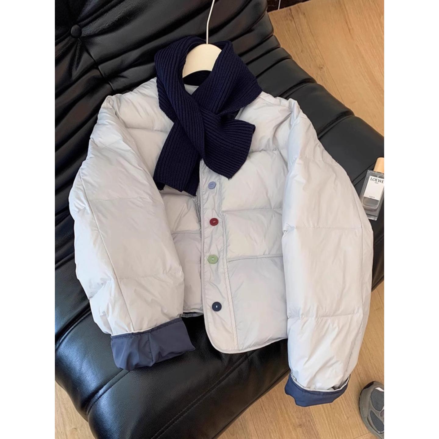 

Women s Lightweight Padded Cotton Jacket - New Winter Arrival, Stylish Round Neck Petite Outerwear S