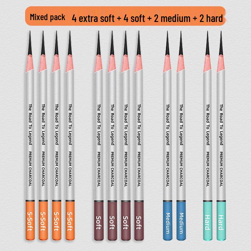 

Legendary Path Extra Soft Top Scholar Sketching Charcoal Stick – Non-Breaking Core, Easy to Sharpen Art Sketching Charcoal. Other