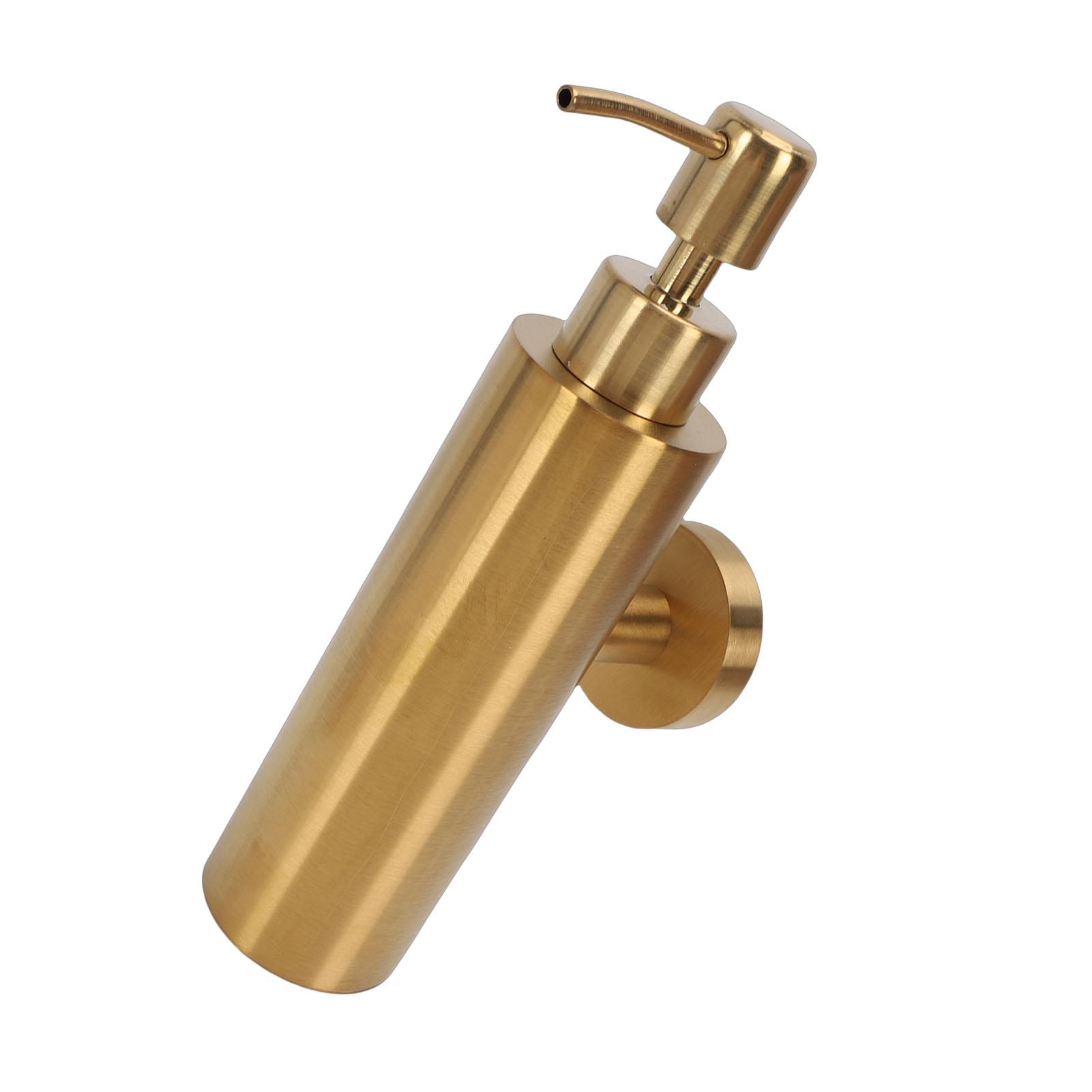 

Soap Dispenser Modern Stainless Steel Wall Mount Liquid Soap Dispenser for Kitchen Bathroom