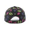Hat Women's Lip Print Baseball Cap Outdoor Sun Protection