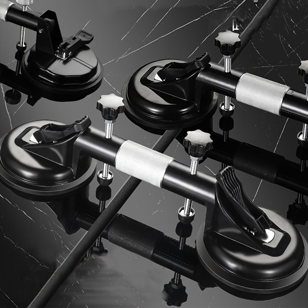 Suction Cups Heavy Duty Aluminum Vacuum Plate Handle Glass Holder Hooks to Lift Large Glass Household Tile Lifter Dent Puller