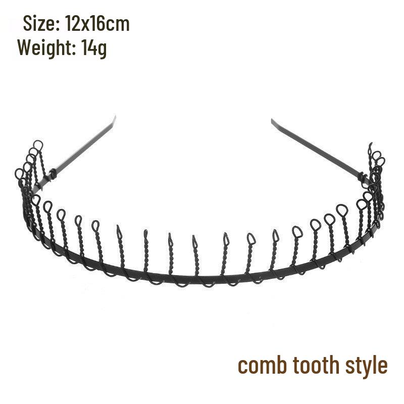 Men's and Women's Versatile Steel Wire Headband: Trendy, Invisible, and Perfect for Sports, Slicked Back Hair, or Organizing Stray Hair.