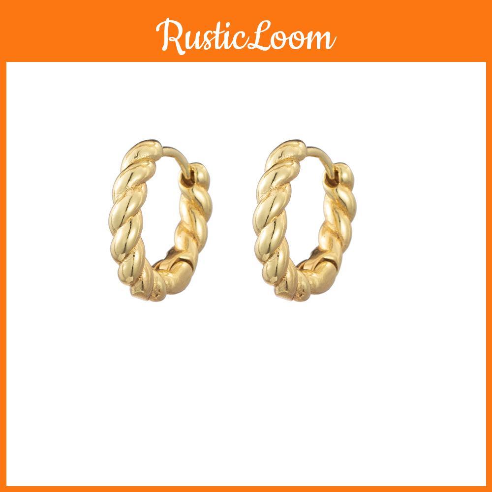 Geometric Copper Bold Earrings Simple Fashionable Statement For Any Event