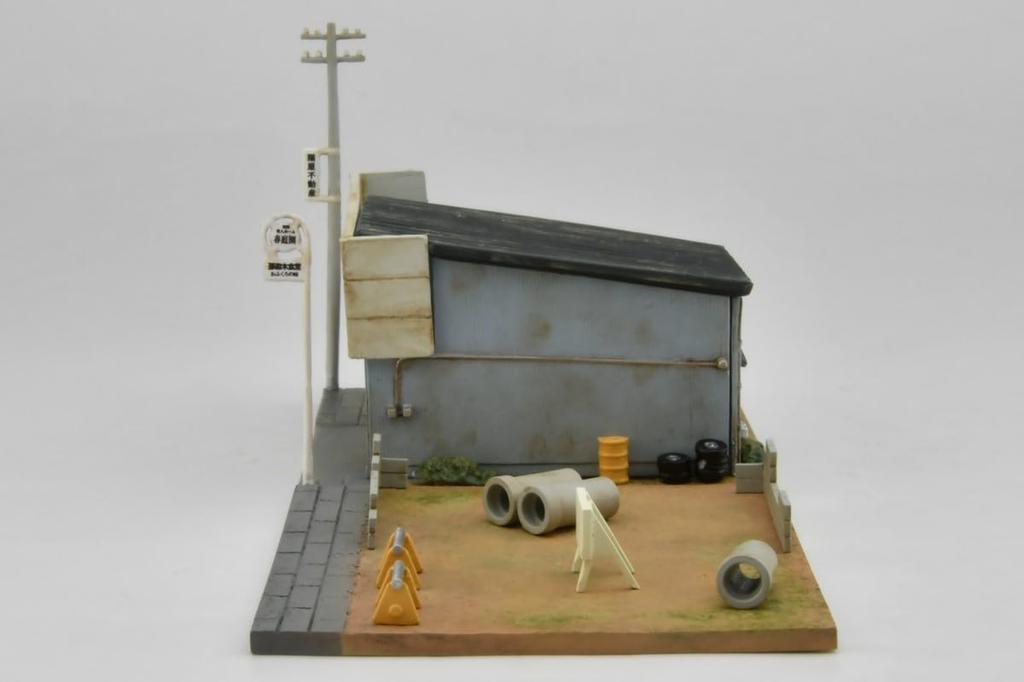 TOMYTEC Building Collection Kenkore 185 Vacant LotVacant Garage Diorama Supplies