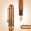 JINHAO 9016 Fountain Pen Acrylic Transparent Spin Pen 35MM Nib Office School Supplies Stationery Writing Gift Ink Pens PK 9019