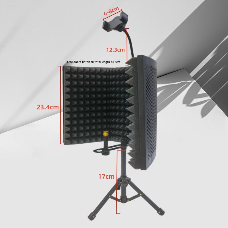 Soundproof Microphone Cover: Noise-Reducing, Sound-Absorbing Cotton for Studio and Live Recording