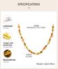 Vintage Naturalny Brązowy Kamień Tygrysie Oko Naszyjnik Choker dla Kobiet, Regulowany Łańcuszek z Koralików, Biżuteria do Układania