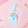 Cute Cartoon PVC Luggage Tag - Waterproof Travel Boarding Pass Card for Students
