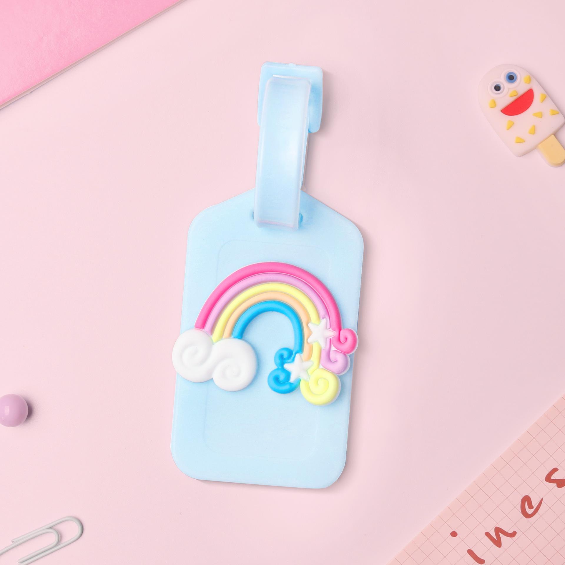 

Милая мультяшная багажная бирка из ПВХ - водонепроницаемая карта посадочного талона для студентов