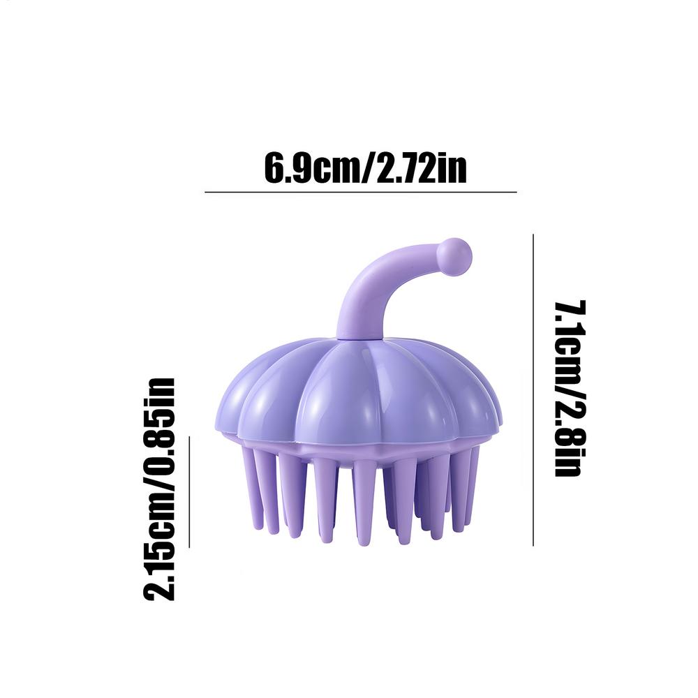 

Shampoo Head Scalp Massage Brush Portable Soft Hair Washing Massager Comb SPA Massage Brush Beauty Salon Hairdressing Tool