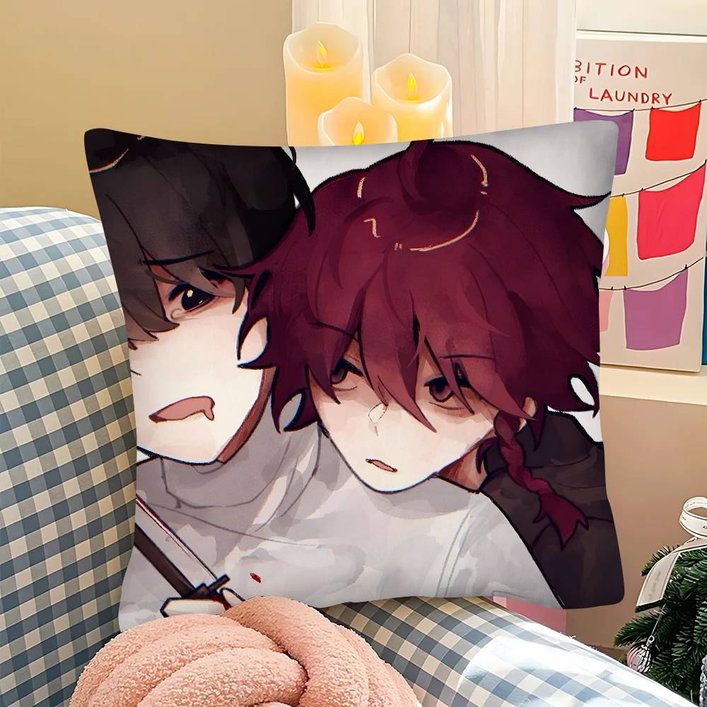 pc Zeno Remake Anime Pillow Case Fashion Square Pillowcase Bedroom Sofa Room Ins Decoration Leisure