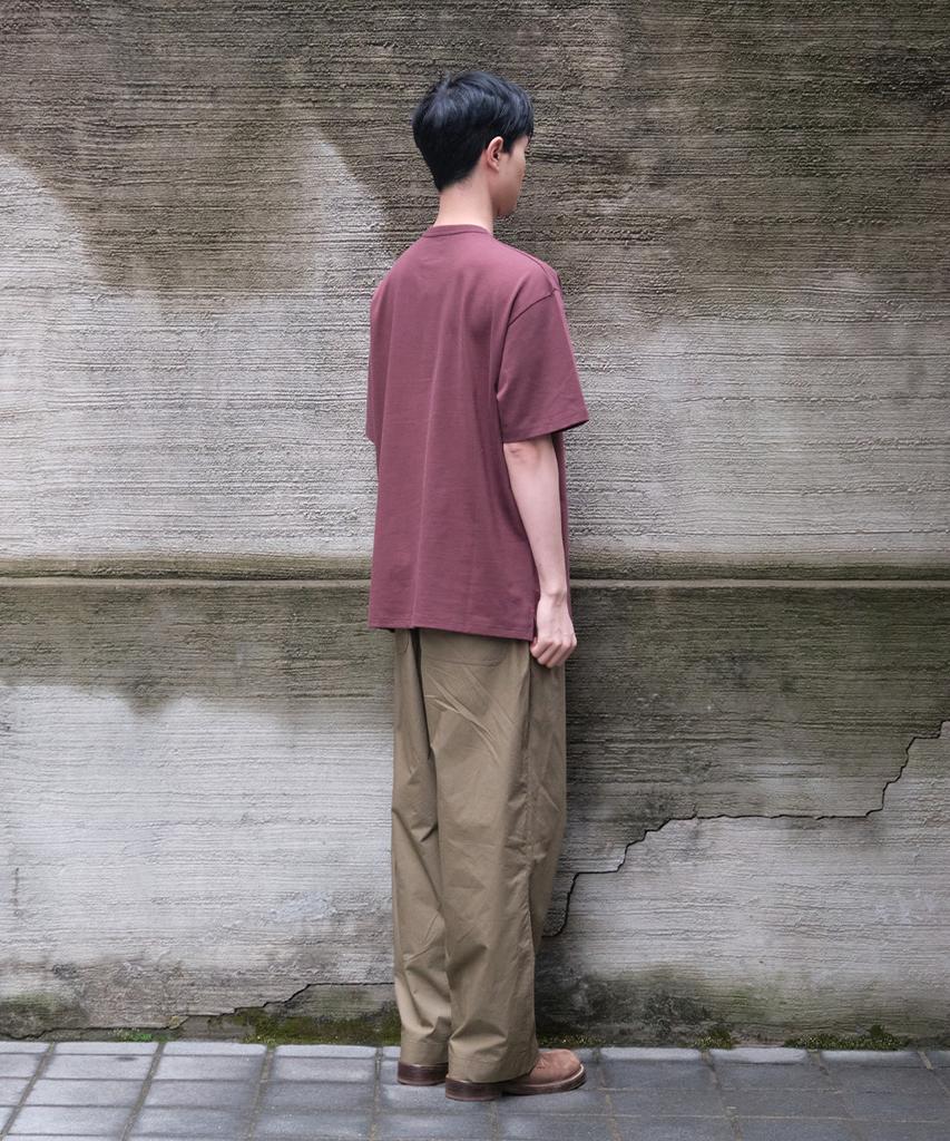 Holliseon Lawrence Short Sleeve T-Shirt Burgundy