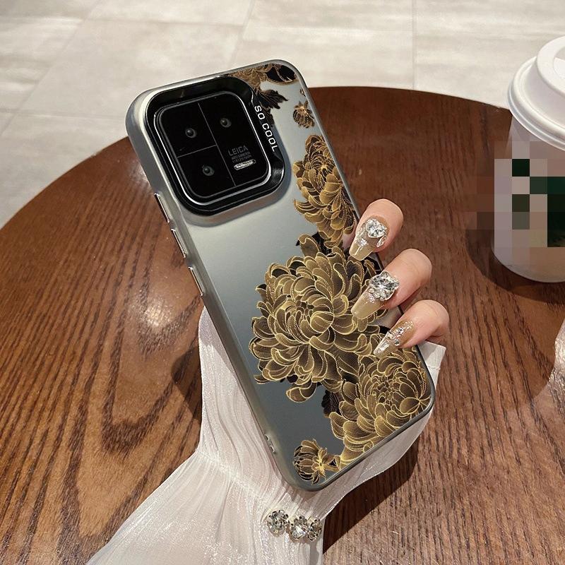 

Чохол Luxury Flower Case для iPhone 16 Samsung A55 A35 M35 S24 FE Xiaomi Redmi Note 13 Pro 14C Huawei Honor 200 Протиударний бампер для телефону Захист від подряпин Honor X7b