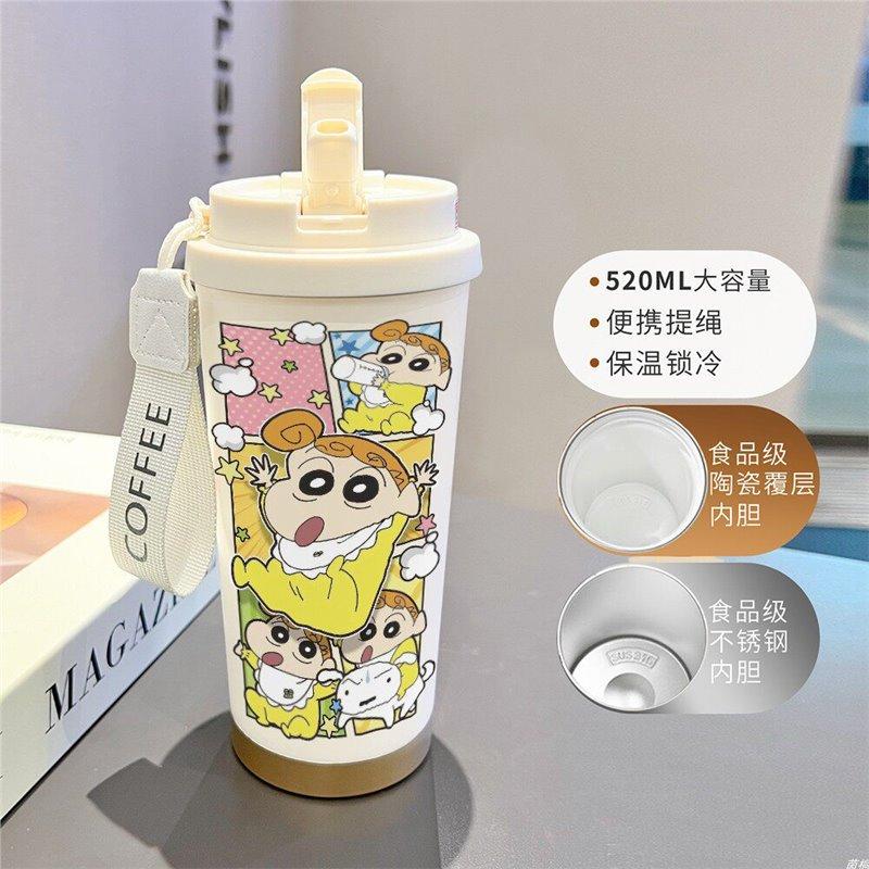 Cartoon Xiaoxin Thermos Cup 111 Stainless Steel Student High Value Office Coffee Cup Large Capacity Water Cup