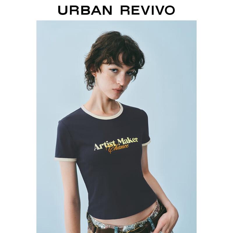 UR2025 Women s Retro Printed Short-Sleeve T-Shirt XL