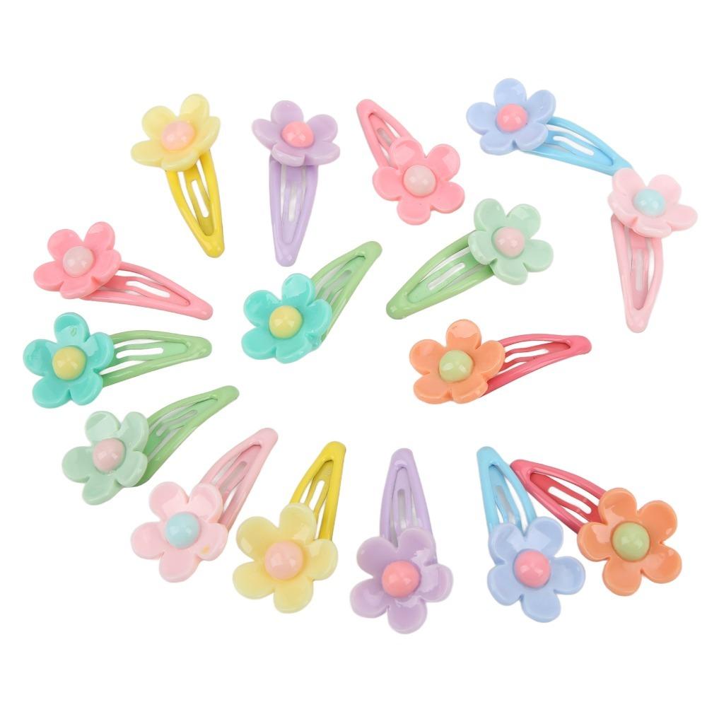 32pcs 3.5CM Size Pet Hair Clip Sunflower Shape Pet BB Clip Dog Hair Accessory Dog Grooming