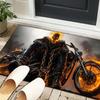 Ghost Rider Area Rug Suitable for Indoor And Outdoor,Carpets for Playroom, Homes, Offices, Living Rooms,Home Decor,Christmas Fan Gift