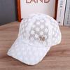 Fashion Casual Girls Women Hip Hop Korean Lace Mesh Hat Visors Cap Flower Baseball Cap