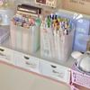 Desktop Organizer Storage Box Cosmetic Holder Pen Holder Durable Stationery Box  Refrigerator