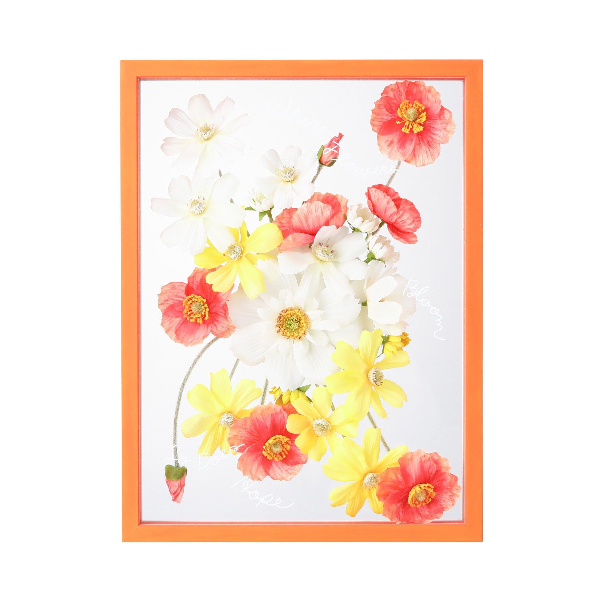 

Francfranc Francfranc Art Flower Art Board Orange Interior New Life Bouquet