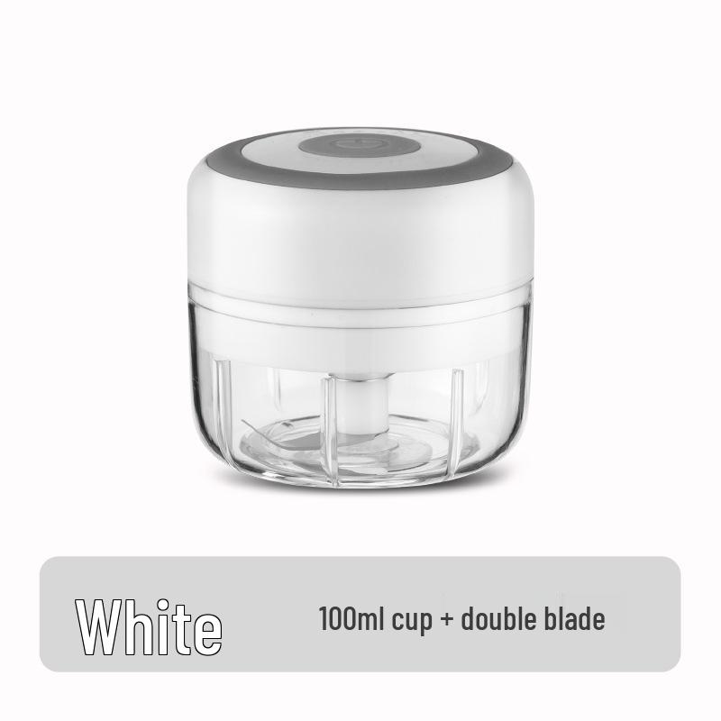 Elektrisk hvitløks- og kjøttkvern: Mini matkutter, kvern og skreller for husholdnings- og babymat