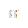 Contemporary Jshaped Womens Earrings With Sleek Geometric Design And Colors